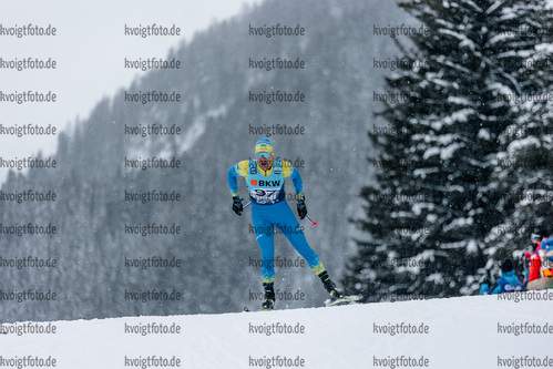11.12.2021, xljkx, Cross Country FIS World Cup Davos, Men Prolog, v.l. Dmytro Drahun (Ukraine)  / 