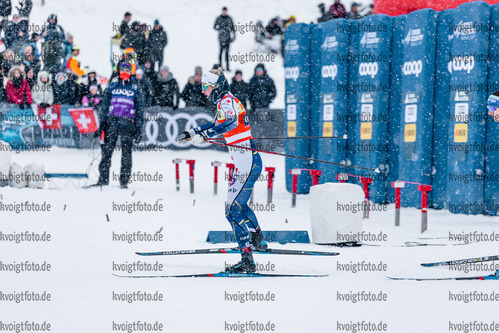 11.12.2021, xljkx, Cross Country FIS World Cup Davos, Women Sprint Final, v.l. Maja Dahlqvist (Sweden)  / 