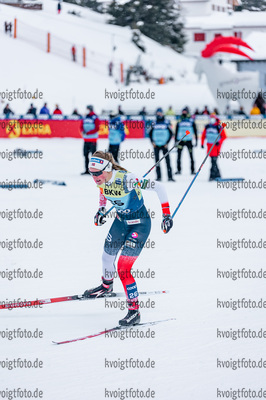 11.12.2021, xljkx, Cross Country FIS World Cup Davos, Women Sprint Final, v.l. Mathilde Myhrvold (Norway)  / 