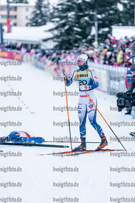 11.12.2021, xljkx, Cross Country FIS World Cup Davos, Women Sprint Final, v.l. Emma Ribom (Sweden)  / 