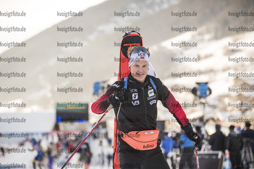 15.12.2021, xkvx, Biathlon IBU World Cup Le Grand Bornand, Training Women and Men, v.l. Filip Fjeld Andersen (Norway) schaut / looks on