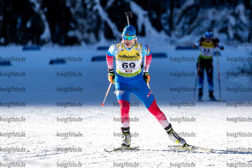 16.12.2021, xlukx, Biathlon IBU Cup Obertilliach, Individual Women, v.l. Tamara Derbusheva (Russia)  / 