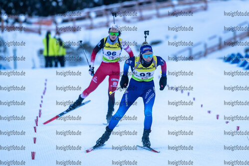 16.12.2021, xlukx, Biathlon IBU Cup Obertilliach, Individual Women, v.l. Ladina Meier-Ruge (Switzerland)  / 