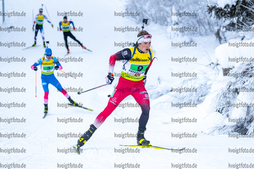19.12.2021, xlukx, Biathlon IBU Cup Obertilliach, Single Mixed Relay, v.l. Magnus Oberhauser (AUT)  / Magnus Oberhauser of Austria