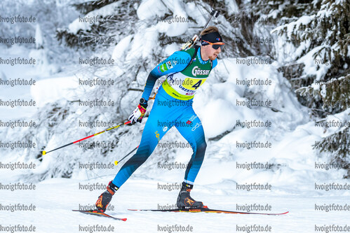 19.12.2021, xlukx, Biathlon IBU Cup Obertilliach, Mixed Relay, v.l. Ambroise Meunier (FRA)  / Ambroise Meunier of France
