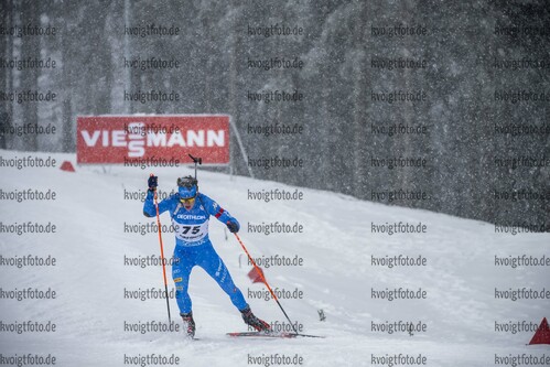 07.01.2022, xkvx, Biathlon IBU World Cup Oberhof, Sprint Men, v.l. Tommaso Giacomel (Italy) in aktion / in action competes
