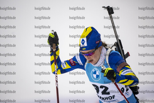 07.01.2022, xkvx, Biathlon IBU World Cup Oberhof, Sprint Women, v.l. Olga Abramova (Ukraine) in aktion / in action competes