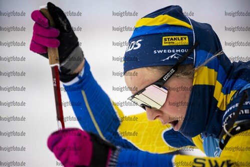 07.01.2022, xkvx, Biathlon IBU World Cup Oberhof, Sprint Women, v.l. Stina Nilsson (Sweden) in aktion / in action competes