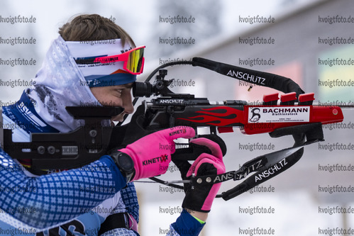 07.01.2022, xsoex, Biathlon Deutschlandpokal Notschrei, Sprint Men, v.l. Erik Hafenmair (Germany)  / 