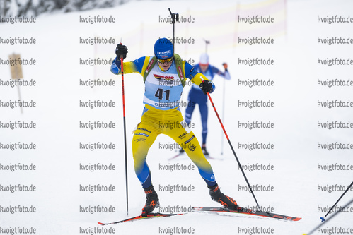 07.01.2022, xsoex, Biathlon Deutschlandpokal Notschrei, Sprint Men, v.l. Leonhard Pfund (Germany)  / 