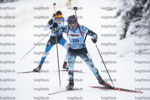 07.01.2022, xsoex, Biathlon Deutschlandpokal Notschrei, Sprint Men, v.l. Benjamin Fuchs (Germany)  / 