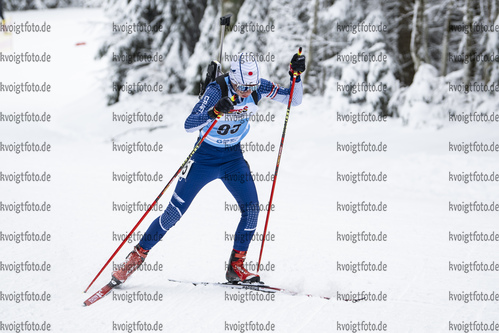 07.01.2022, xsoex, Biathlon Deutschlandpokal Notschrei, Sprint Men, v.l. Alex Bauer (Germany)  / 
