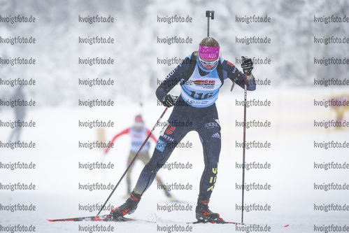 07.01.2022, xsoex, Biathlon Deutschlandpokal Notschrei, Sprint Women, v.l. Chris Scheler (Germany)  / 