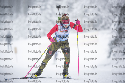 07.01.2022, xsoex, Biathlon Deutschlandpokal Notschrei, Sprint Women, v.l. Lilli Bultmann (Germany)  / 