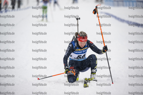09.01.2022, xkvx, Biathlon IBU World Cup Oberhof, Pursuit Women, v.l. Janina Hettich (Germany) im Ziel / in the finish