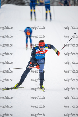 11.01.2022, xkvx, Biathlon IBU World Cup Ruhpolding, Training Women and Men, v.l. Philipp Nawrath (Germany) in aktion / in action competes