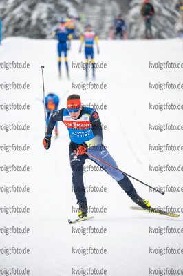 11.01.2022, xkvx, Biathlon IBU World Cup Ruhpolding, Training Women and Men, v.l. Philipp Nawrath (Germany) in aktion / in action competes