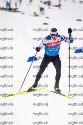 11.01.2022, xkvx, Biathlon IBU World Cup Ruhpolding, Training Women and Men, v.l. Jakub Stvrtecky (Czech Republic) in aktion / in action competes