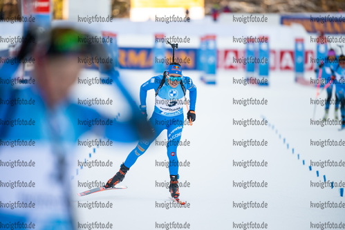 16.01.2022, xkvx, Biathlon IBU World Cup Ruhpolding, Pursuit Women, v.l. Dorothea Wierer (Italy) im Ziel / in the finish