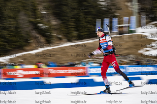 22.01.2022, xkvx, Biathlon IBU World Cup Anterselva, Training Women and Men, v.l. Harald Lemmerer (Austria) in aktion / in action competes