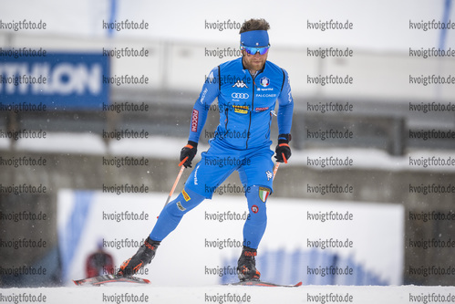22.01.2022, xkvx, Biathlon IBU World Cup Anterselva, Training Women and Men, v.l. Coach Andrea Zattoni (Italy) in aktion / in action competes