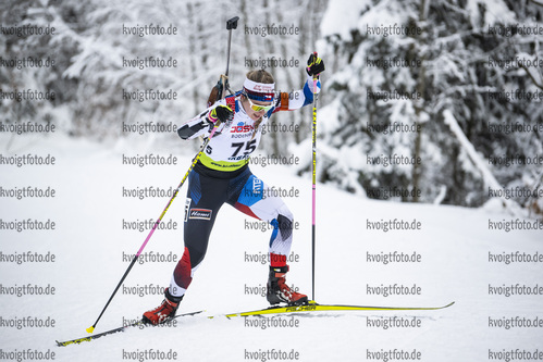 26.01.2022, xsoex, Biathlon IBU Open European Championships Arber, Individual Women, v.l. Natalie Jurcova (Czech Republic)  / 