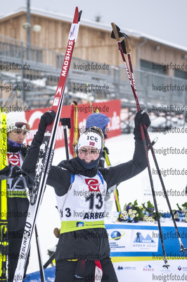 29.01.2022, xsoex, Biathlon IBU Open European Championships Arber, Pursuit Women, v.l. Jenny Enodd (Norway)  / 