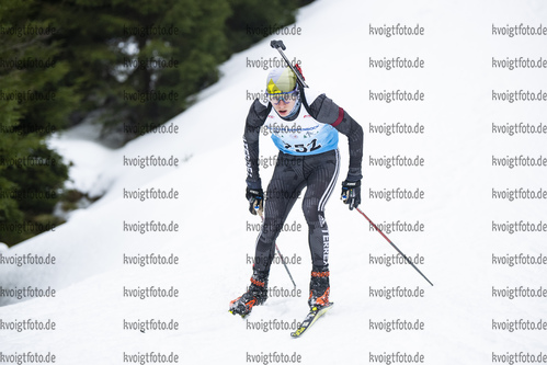 04.02.2021, xsoex, Biathlon Deutschlandpokal Clausthal-Zellerfeld, v.l. Linus Kesper (Germany)  / 