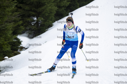 04.02.2021, xsoex, Biathlon Deutschlandpokal Clausthal-Zellerfeld, v.l. Julius Belz (Germany)  / 