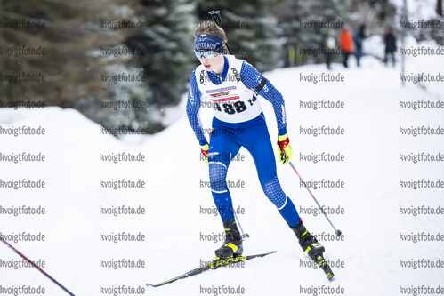 05.02.2021, xsoex, Biathlon Deutschlandpokal Clausthal-Zellerfeld, v.l. Max Grimm (Germany)  / 
