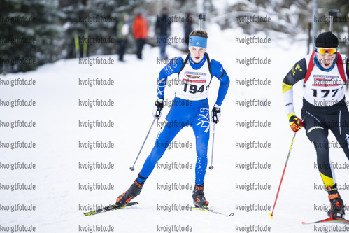 05.02.2021, xsoex, Biathlon Deutschlandpokal Clausthal-Zellerfeld, v.l. Clemens Boehme (Germany)  / 