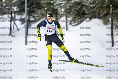 05.02.2021, xsoex, Biathlon Deutschlandpokal Clausthal-Zellerfeld, v.l. Luc Richter (Germany)  / 