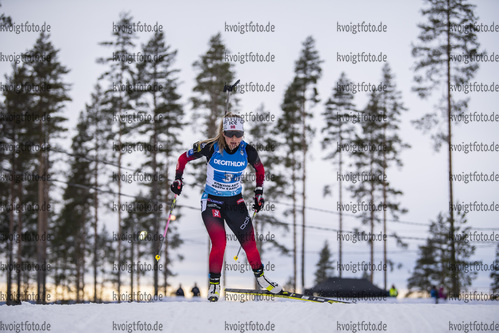 Kontiolahti, Finnland, 03.03.22: Ingrid Landmark Tandrevold (Norway) in aktion waehrend des 4x6km Relays der Frauen bei dem BMW IBU World Cup im Biathlon am 03. Februar 2022 in Kontiolahti. (Foto von Kevin Voigt / VOIGT)

Kontiolahti, Finland, 03.03.22: Ingrid Landmark Tandrevold (Norway) in action competes during the 4x6km women’s relay at the Biathlon BMW IBU World March 03, 2022 in Kontiolahti. (Photo by Kevin Voigt / VOIGT)