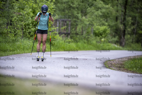 Ruhpolding, Deutschland, 24.05.22: Marion Wiesensarter (Germany) in aktion waehrend des Training am 24. Februar 2022 in Ruhpolding. (Foto von Kevin Voigt / VOIGT)

Ruhpolding, Germany, 24.05.22: Marion Wiesensarter (Germany) in action competes during the training at the May 24, 2022 in Ruhpolding. (Photo by Kevin Voigt / VOIGT)