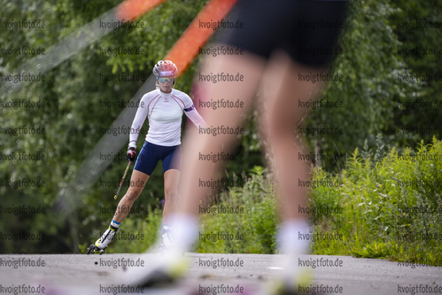 Lillehammer, Norwegen, 14.07.22: Vanessa Hinz (Germany) in aktion waehrend des Training am 14. July  2022 in Lillehammer. (Foto von Kevin Voigt / VOIGT)

Lillehammer, Norway, 14.07.22: Vanessa Hinz (Germany) in action competes during the training at the July 14, 2022 in Lillehammer. (Photo by Kevin Voigt / VOIGT)