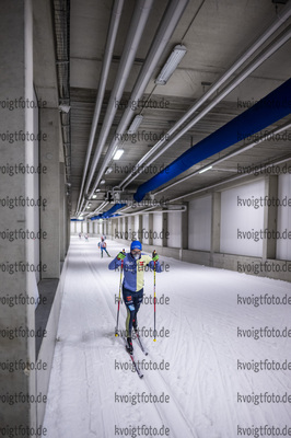 Oberhof, Deutschland, 20.09.22: Lucas Boegl (Germany) in aktion waehrend des Training in der Skihalle am 20. September 2022 in Oberhof. (Foto von Kevin Voigt / VOIGT)

Oberhof, Germany, 20.09.22: Lucas Boegl (Germany) in action competes during the training in the ski tunnel at the September 20, 2022 in Oberhof. (Photo by Kevin Voigt / VOIGT)