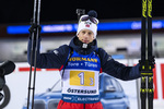 07.12.2019, xkvx, Biathlon IBU Weltcup Oestersund, Staffel Herren, v.l. Tarjei Boe (Norway) bei der Siegerehrung / at the medal ceremony