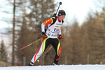 18.12.2015, xkvx, Wintersport, Biathlon Alpencup Martell, Sprint v.l. KLEIN Hannah