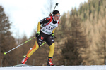 18.12.2015, xkvx, Wintersport, Biathlon Alpencup Martell, Sprint v.l. WAGNER Sarah