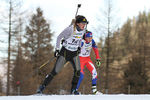 18.12.2015, xkvx, Wintersport, Biathlon Alpencup Martell, Sprint v.l. SULZBACHER Kristina