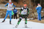 18.12.2015, xkvx, Wintersport, Biathlon Alpencup Martell, Sprint v.l. PEER - ROHRER Denise