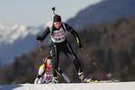 30.01.2015, xkvx, Wintersport, DSV Biathlon Deutschlandpokal Sprint v.l. BORN Anna Luisa