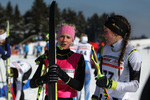 27.02.2016, xkvx, Wintersport, DSV Biathlon Deutschlandpokal Cross Sprint v.l. HERMANN Hanna-Michelle, BRAUN Mareike