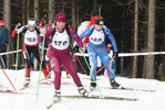 28.02.2016, xkvx, Wintersport, DSV Biathlon Deutschlandpokal Massenstart v.l. ZEUTSCHEL Marie