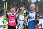 28.02.2016, xkvx, Wintersport, DSV Biathlon Deutschlandpokal Massenstart v.l. HERMANN Hanna-Michelle, BRAUN Mareike, SPARK Lisa