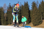 10.12.2016, xkvx, Wintersport, Biathlon IBU Junior Cup - Lenzerheide, Einzel v.l. DUDCHENKO Anton