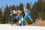10.12.2016, xkvx, Wintersport, Biathlon IBU Junior Cup - Lenzerheide, Einzel v.l. BURKHALTER Joscha