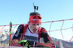 10.12.2016, xkvx, Wintersport, Biathlon IBU Junior Cup - Lenzerheide, Einzel v.l. GOMBERT Tom