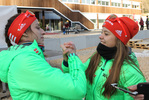 11.12.2016, xkvx, Wintersport, Biathlon IBU Junior Cup - Lenzerheide, Sprint v.l. VOIGT Vanessa, RIESSLE Lena