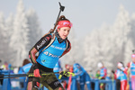 03.02.2017, xkvx, Wintersport, Biathlon IBU Junior Open European Championships - Nove Mesto Na Morave, Training v.l. SCHNEIDER Sophia